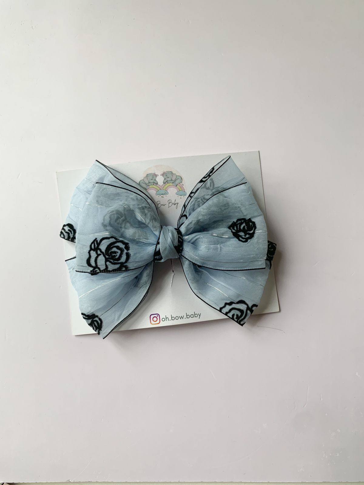 Rosette Bow Clip