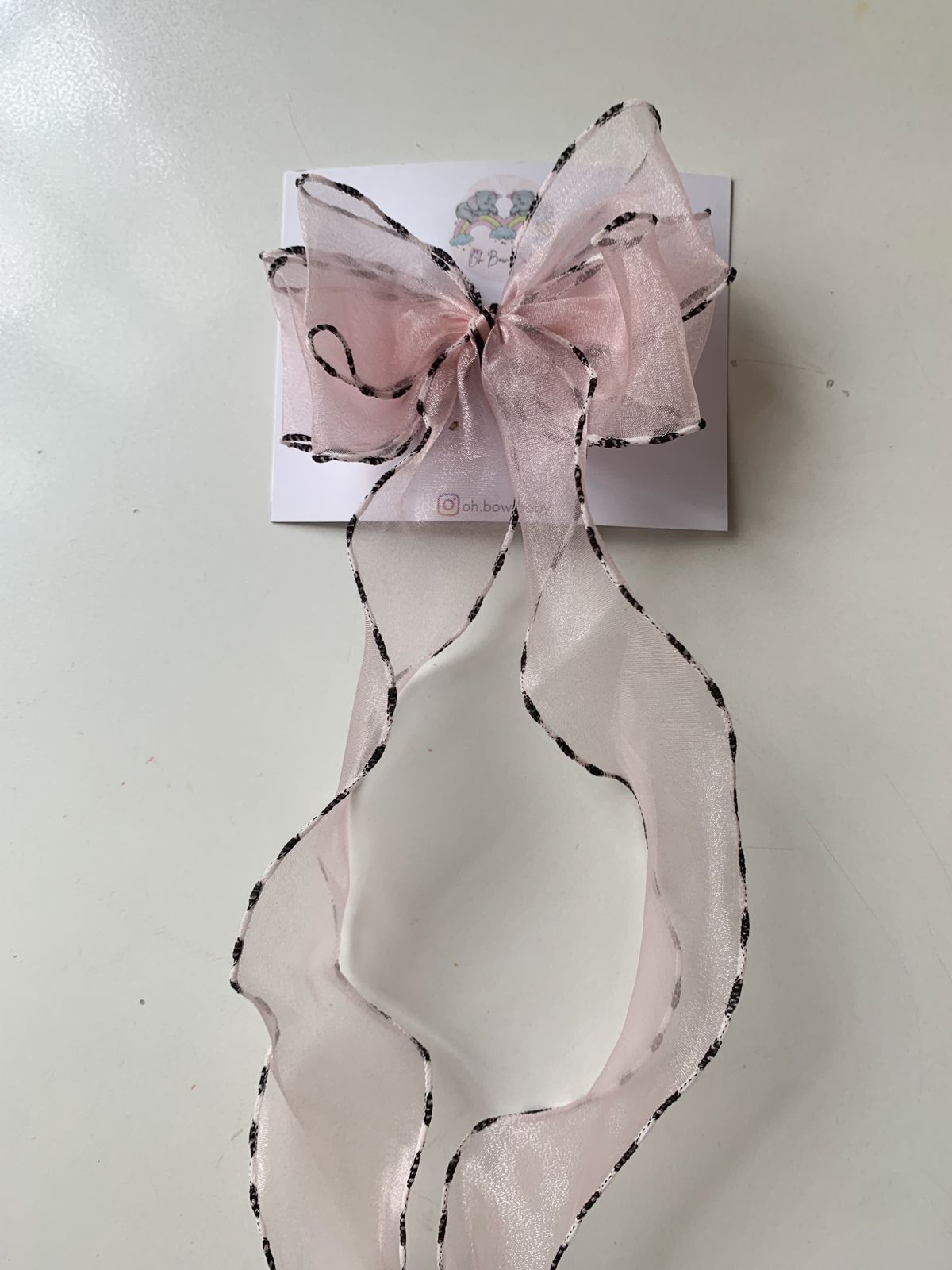 Organza Bow Clip 2