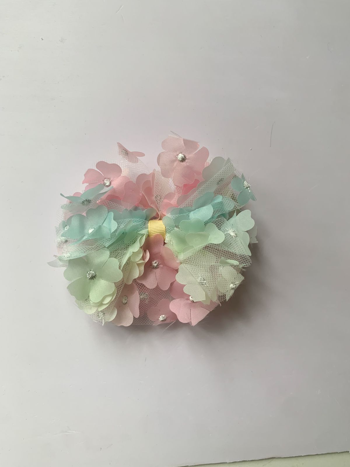 Floral Bow Clip