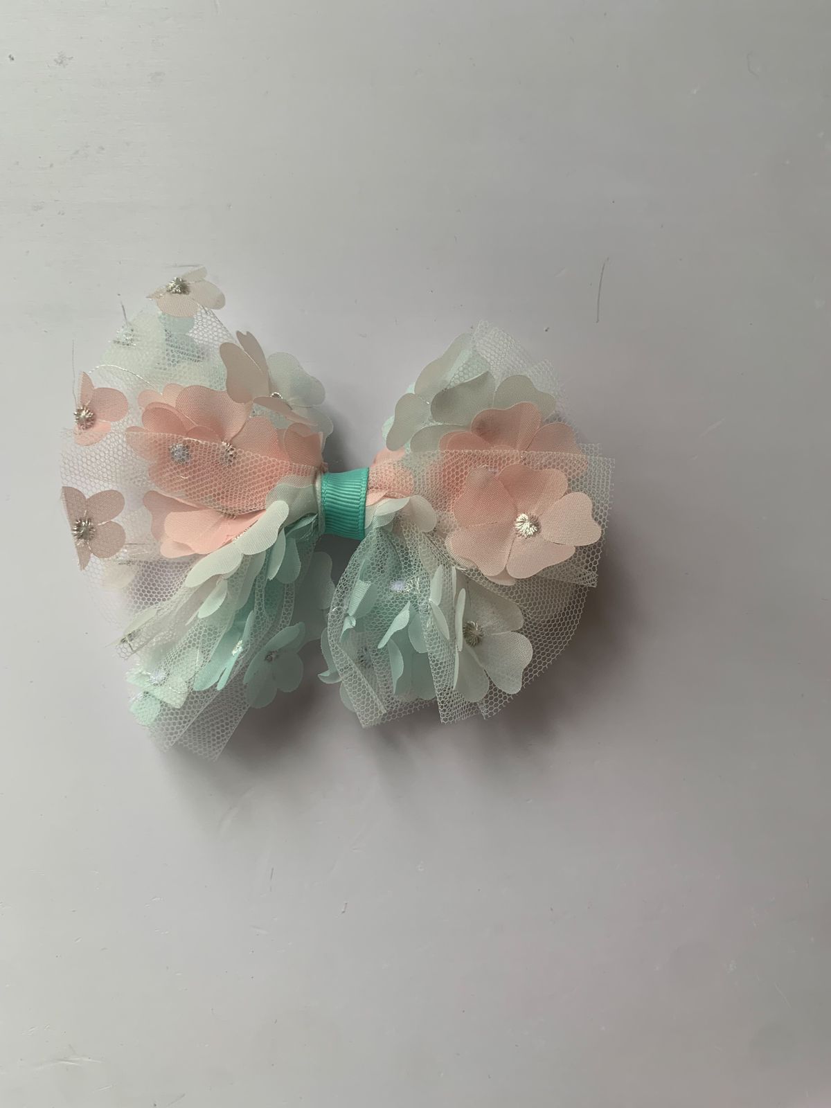 Floral Bow Clip