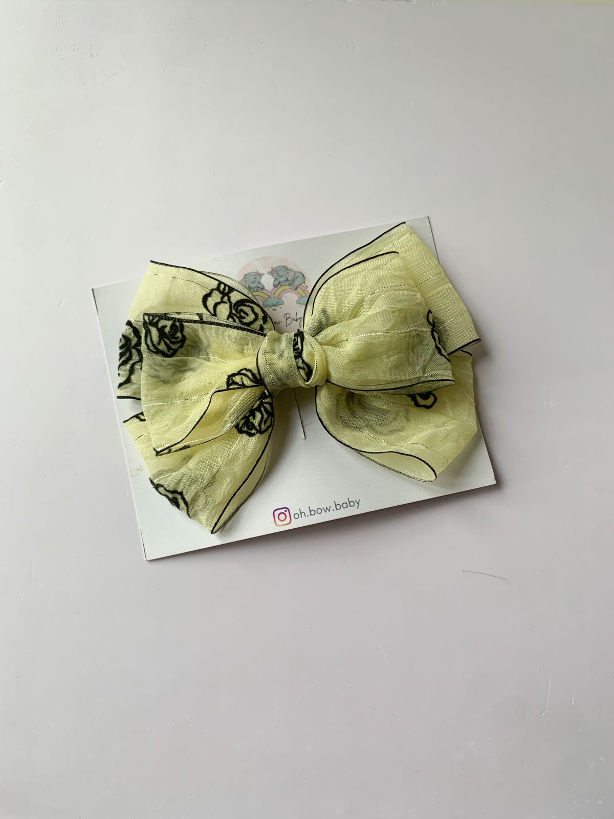 Rosette Bow Clip